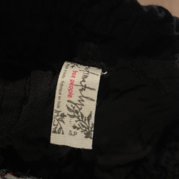 Free People tiered ruffle crop tube top - Picture 3 of 7